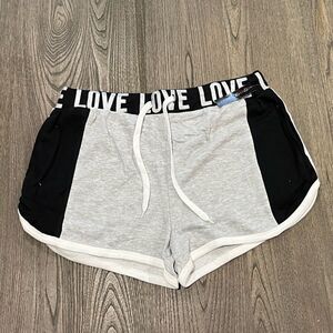 NWT Love Streak Womens Cotton Track Gym Shorts Size 2X